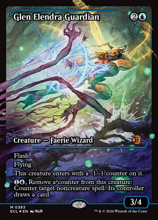 Glen Elendra Guardian – Mythic Magic: The Gathering card from Lorwyn Eclipsed (#383)
