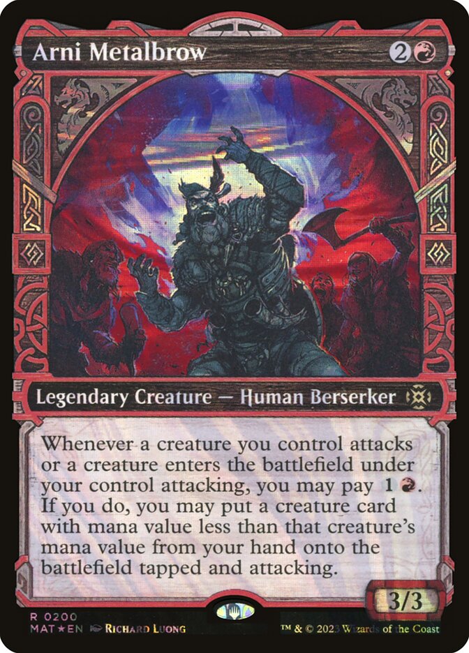 Arni Metalbrow – Rare Magic: The Gathering card from March of the Machine: The Aftermath (#200)