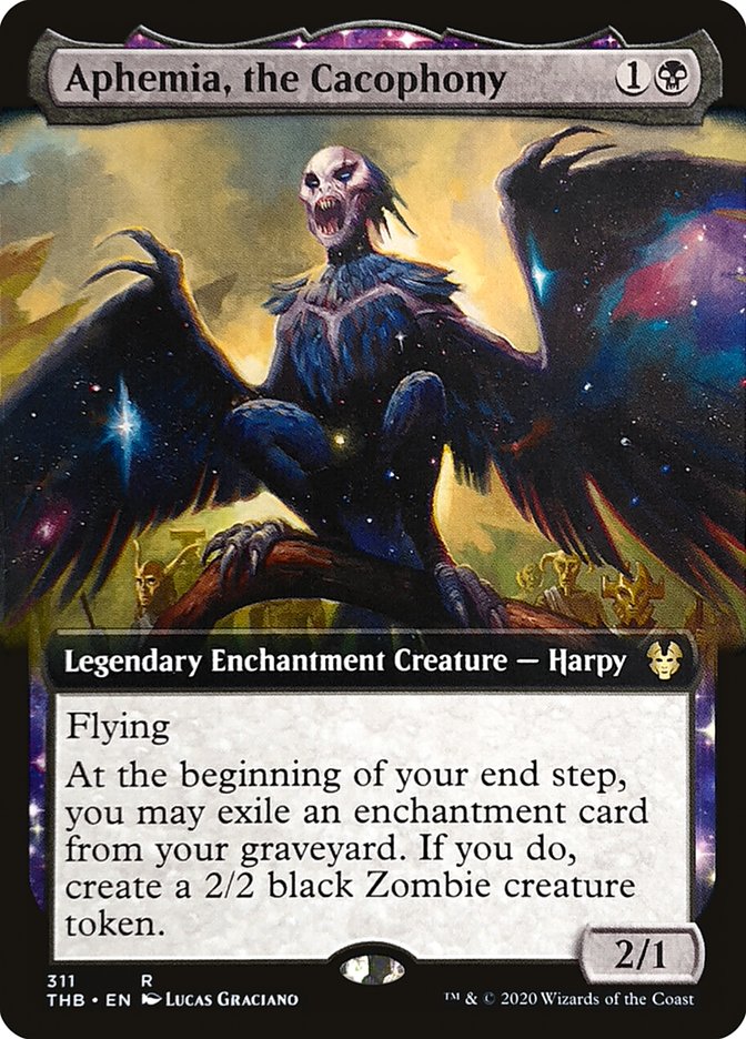 Aphemia, the Cacophony – Rare Magic: The Gathering card from Theros Beyond Death (#311)