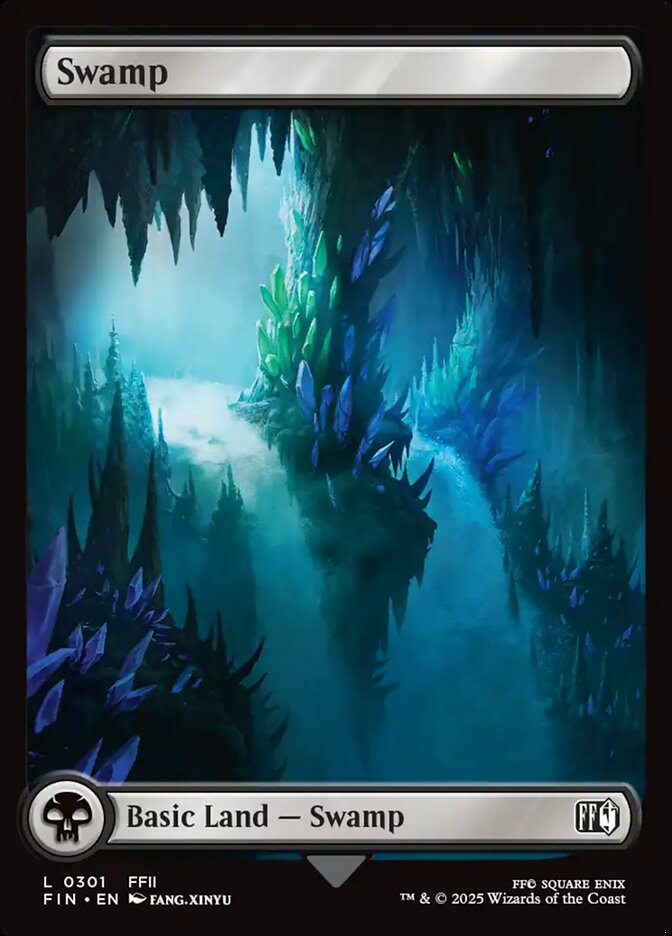 Swamp – Common Magic: The Gathering card from Final Fantasy (#301)
