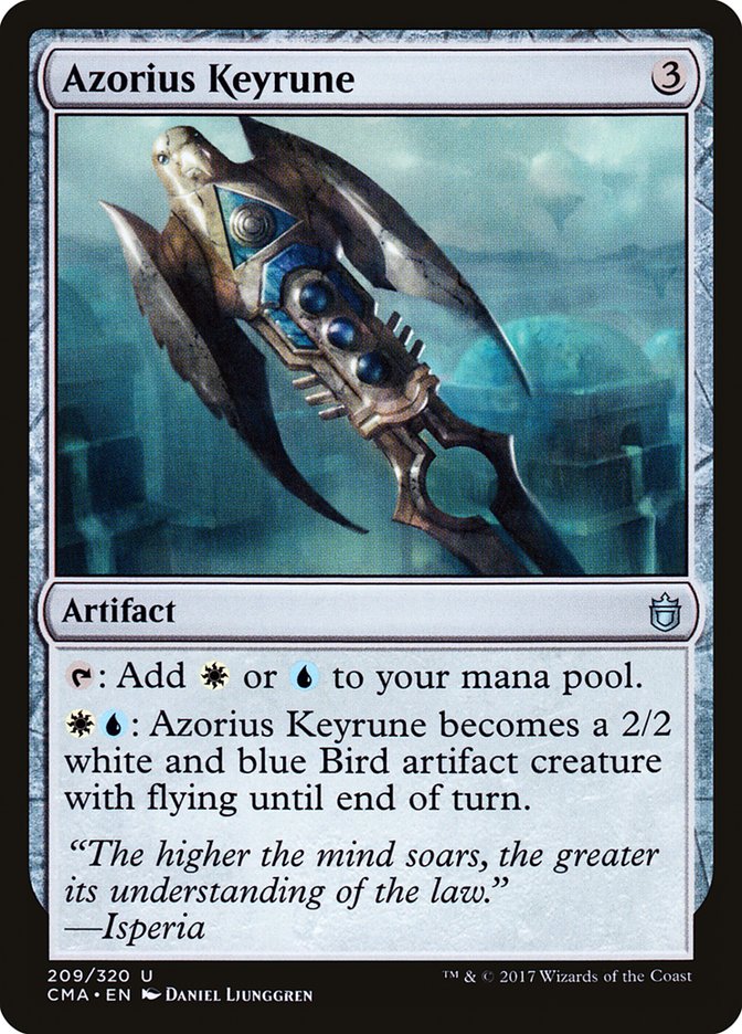 Azorius Keyrune – Uncommon Magic: The Gathering card from Commander Anthology (#209)