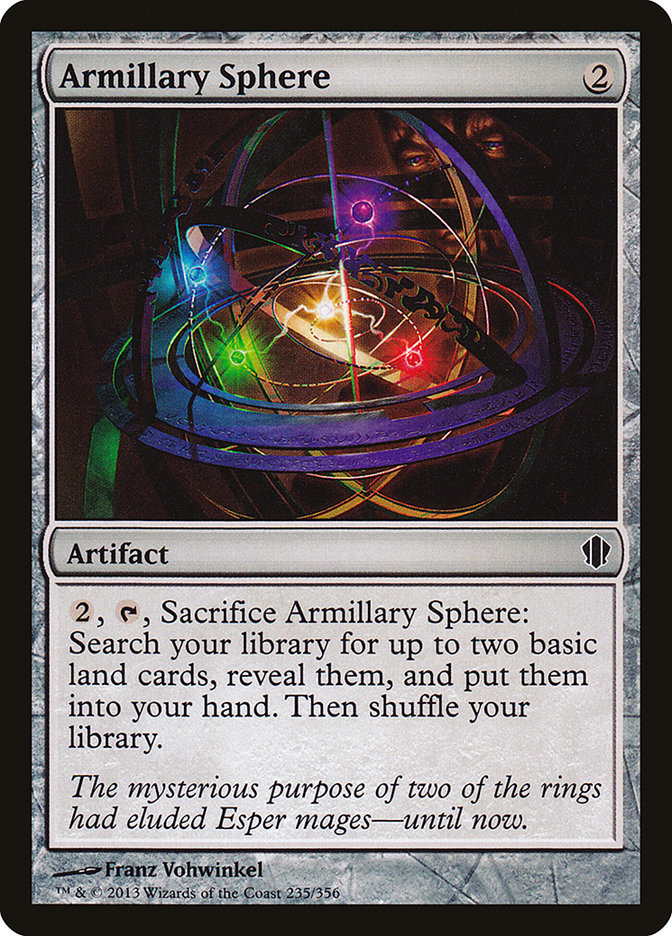 Armillary Sphere – Common Magic: The Gathering card from Commander 2013 (#235)