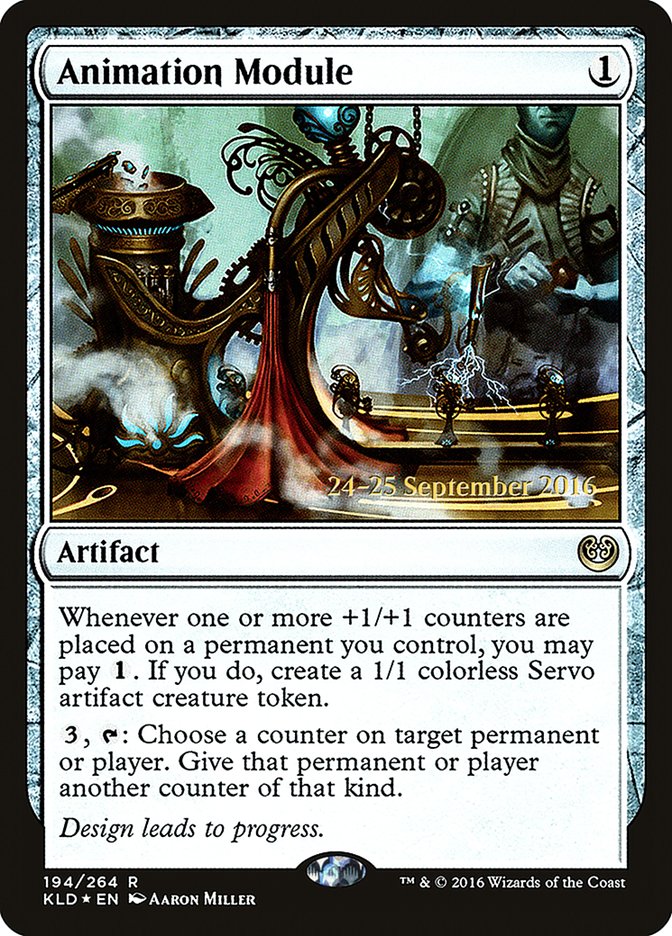 Animation Module – Rare Magic: The Gathering card from Kaladesh Promos (#194s)