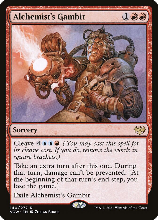 Alchemist's Gambit – Rare Magic: The Gathering card from Innistrad: Crimson Vow (#140)
