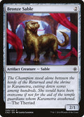 Bronze Sable – Common Magic: The Gathering card from Conspiracy: Take the Crown (#208)