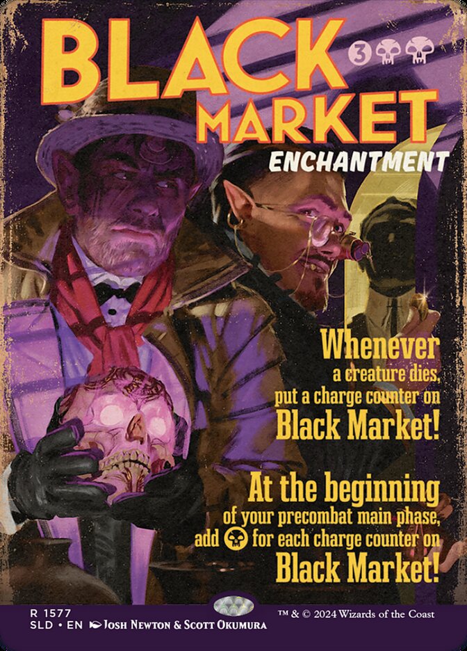 Black Market – Rare Magic: The Gathering card from Secret Lair Drop (#1577)