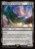 Archfiend of Depravity – Rare Magic: The Gathering card from Final Fantasy Commander (#273)