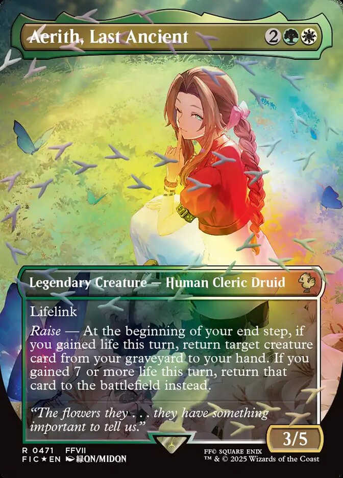 Aerith, Last Ancient – Rare Magic: The Gathering card from Final Fantasy Commander (#471)