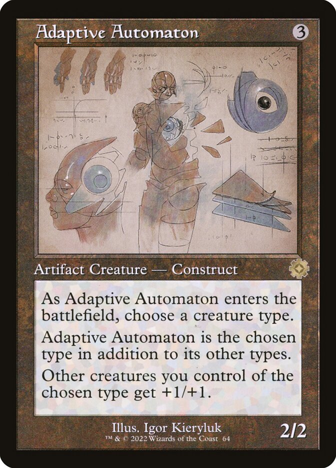 Adaptive Automaton – Rare Magic: The Gathering card from The Brothers' War Retro Artifacts (#64)