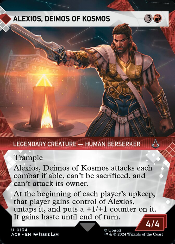 Alexios, Deimos of Kosmos – Uncommon Magic: The Gathering card from Assassin's Creed (#134)