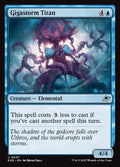 Gigastorm Titan – Uncommon Magic: The Gathering card from Edge of Eternities (#57)