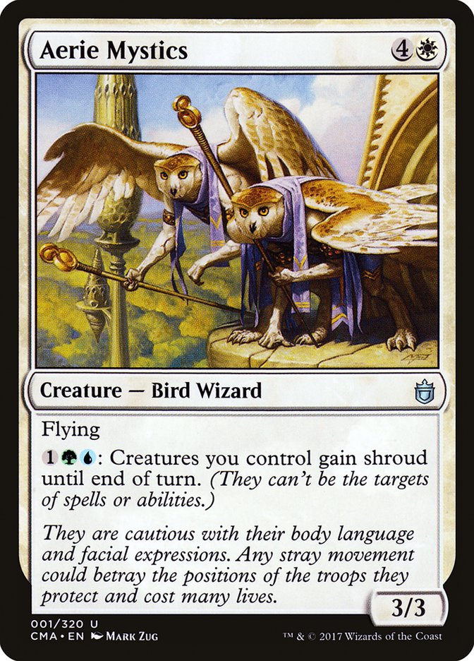 Aerie Mystics – Uncommon Magic: The Gathering card from Commander Anthology (#1)