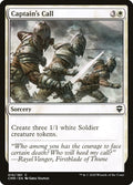 Captain's Call – Common Magic: The Gathering card from Commander Legends (#15)