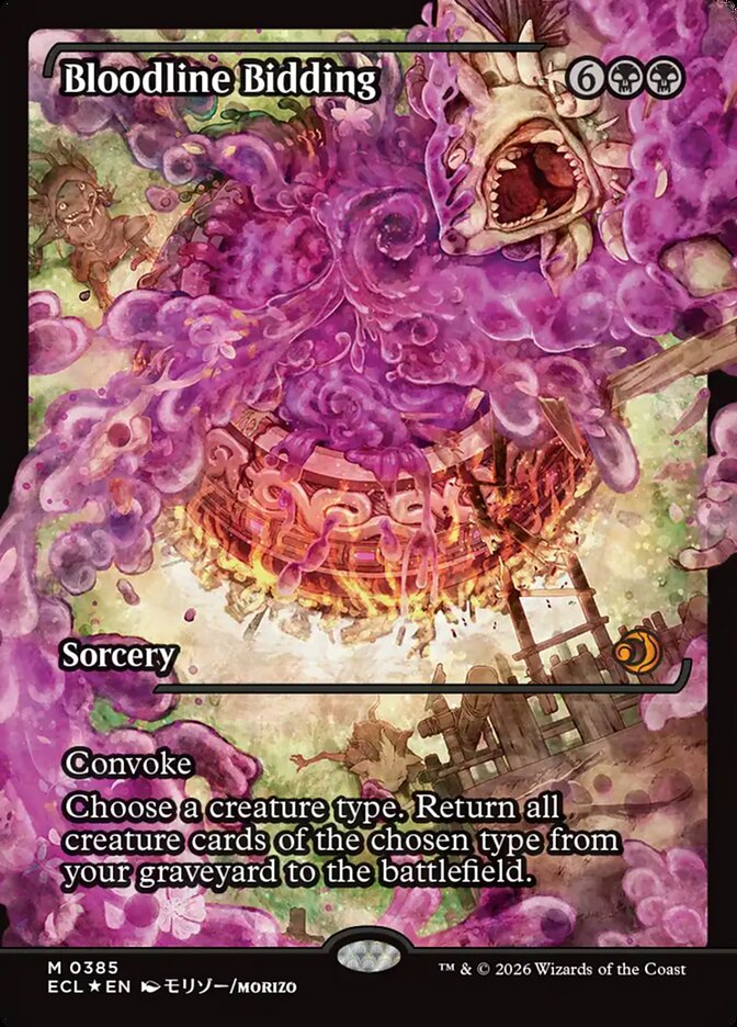 Bloodline Bidding – Mythic Magic: The Gathering card from Lorwyn Eclipsed (#385)