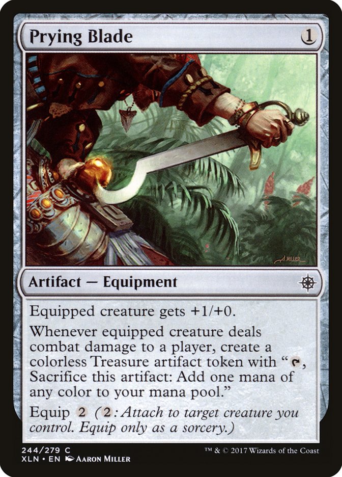 Prying Blade – Common Magic: The Gathering card from Ixalan (#244)