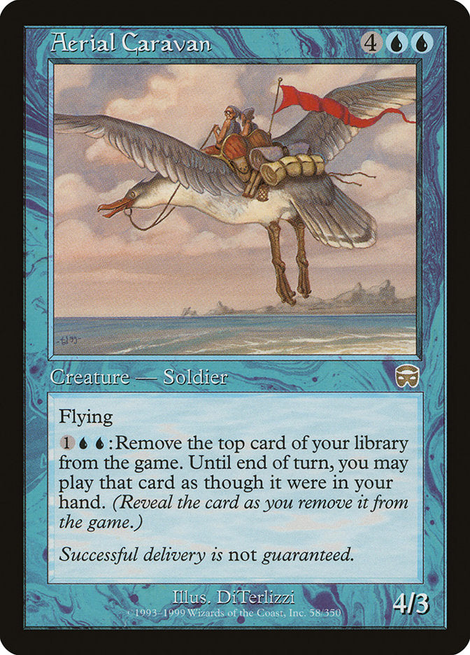 Aerial Caravan – Rare Magic: The Gathering card from Mercadian Masques (#58)