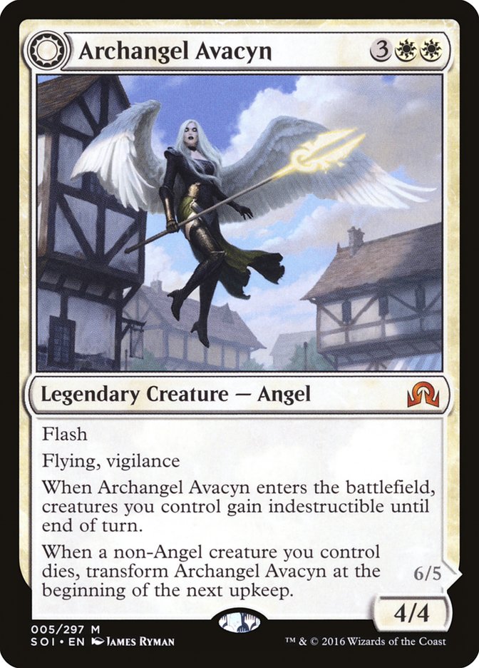 Archangel Avacyn // Avacyn, the Purifier – Mythic Magic: The Gathering card from Shadows over Innistrad (#5)