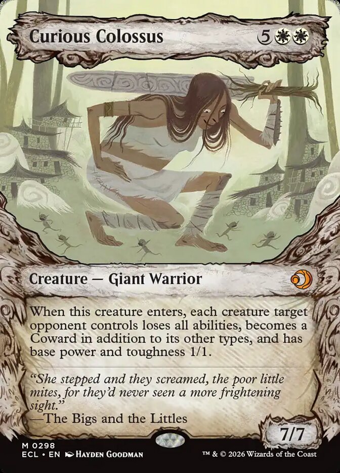 Curious Colossus – Mythic Magic: The Gathering card from Lorwyn Eclipsed (#298)