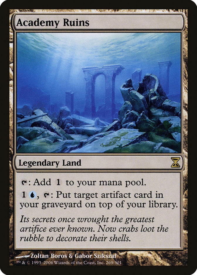 Academy Ruins – Rare Magic: The Gathering card from Time Spiral (#269)