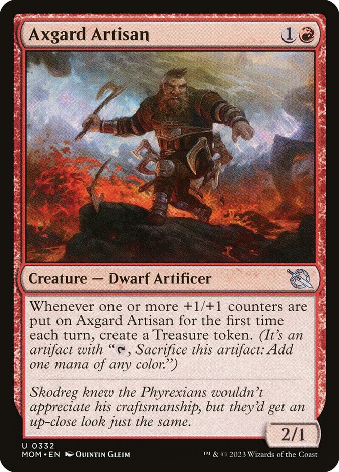 Axgard Artisan – Uncommon Magic: The Gathering card from March of the Machine (#332)