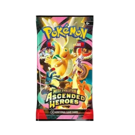 Pokémon Mega Evolution Ascended Heroes trading card pack