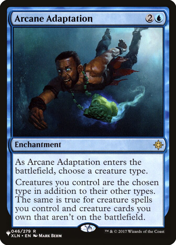 Arcane Adaptation – Rare Magic: The Gathering card from The List (#XLN-46)