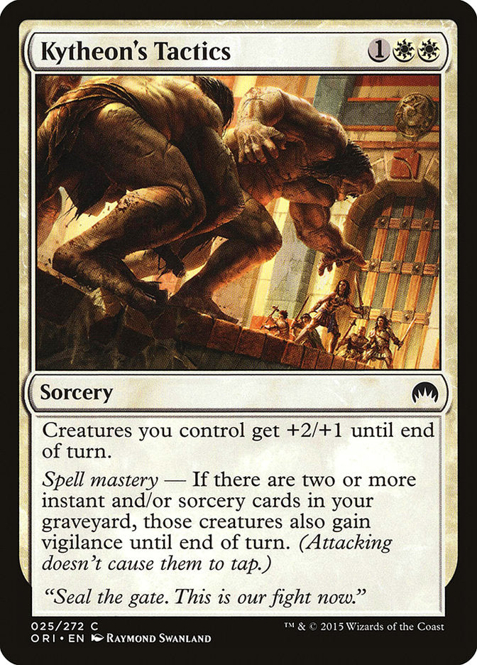 Kytheon's Tactics – Common Magic: The Gathering card from Magic Origins (#25)