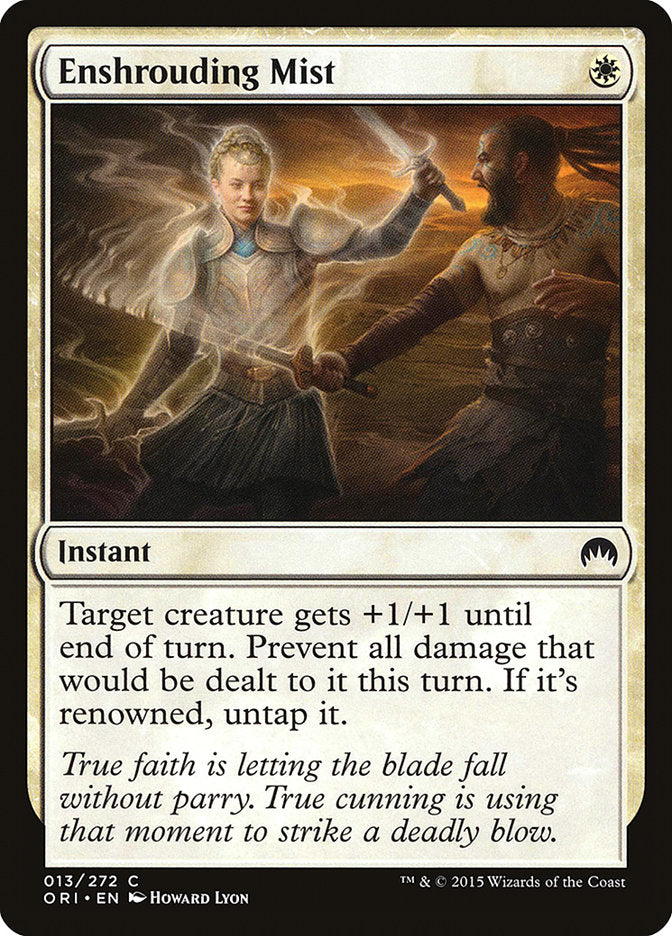 Enshrouding Mist – Common Magic: The Gathering card from Magic Origins (#13)