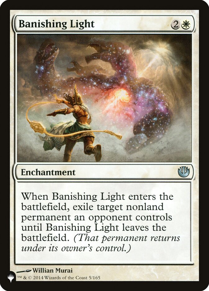 Banishing Light – Uncommon Magic: The Gathering card from The List (#JOU-5)