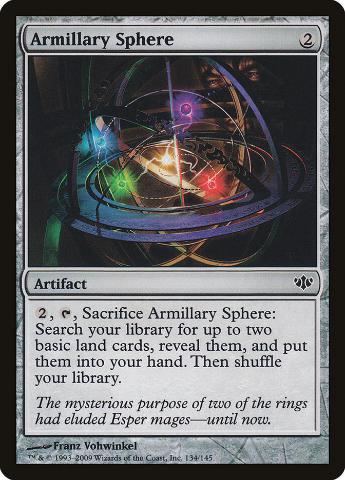 Armillary Sphere – Common Magic: The Gathering card from Conflux (#134)