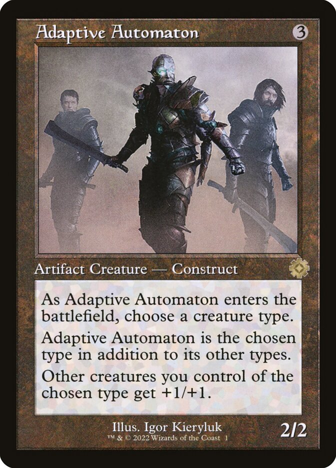 Adaptive Automaton – Rare Magic: The Gathering card from The Brothers' War Retro Artifacts (#1)