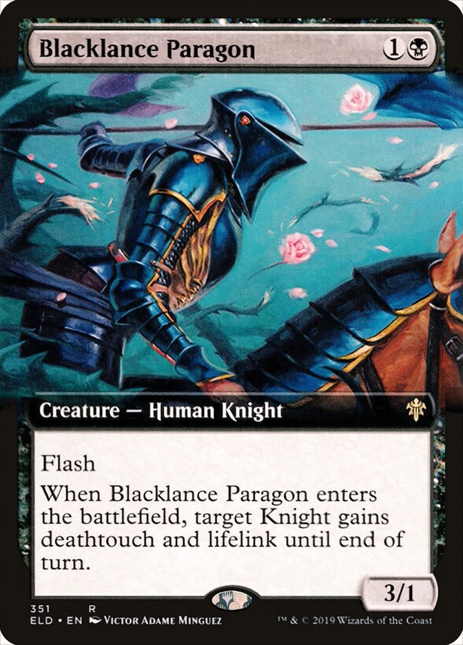 Blacklance Paragon – Rare Magic: The Gathering card from Throne of Eldraine (#351)