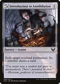 Introduction to Annihilation – Common Magic: The Gathering card from Strixhaven: School of Mages (#3)