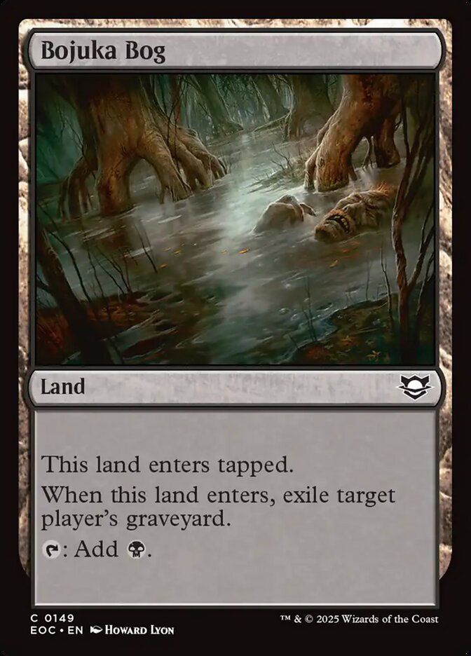 Bojuka Bog – Common Magic: The Gathering card from Edge of Eternities Commander (#149)