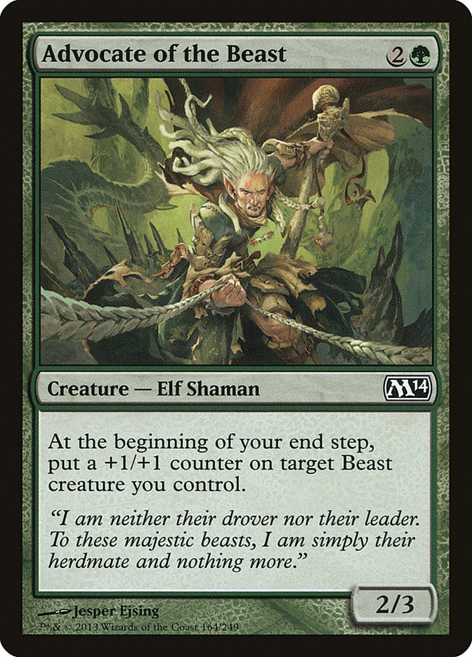 Advocate of the Beast – Common Magic: The Gathering card from Magic 2014 (#164)