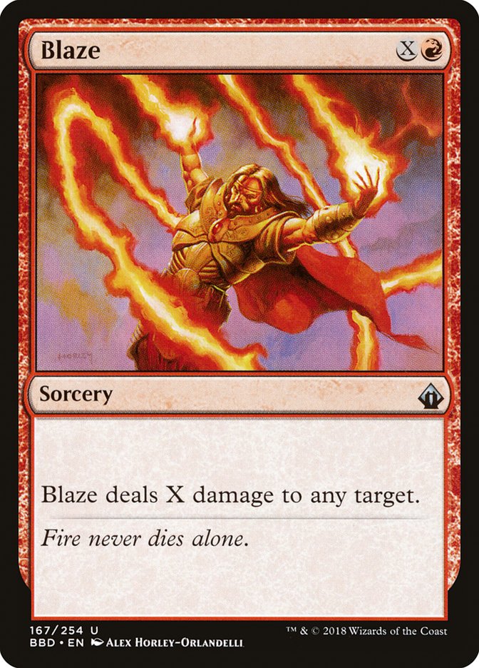 Blaze – Uncommon Magic: The Gathering card from Battlebond (#167)