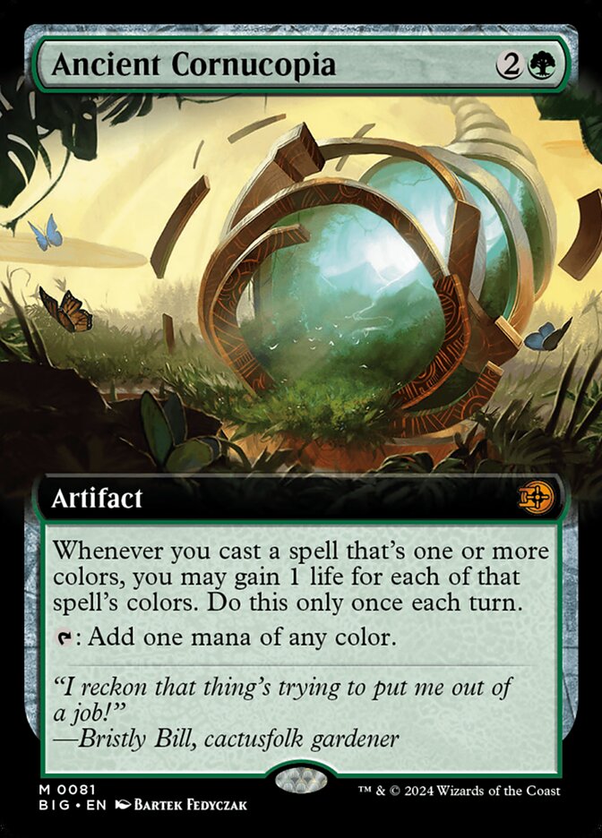 Ancient Cornucopia – Mythic Magic: The Gathering card from The Big Score (#81)