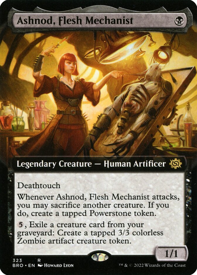 Ashnod, Flesh Mechanist – Rare Magic: The Gathering card from The Brothers' War (#323)