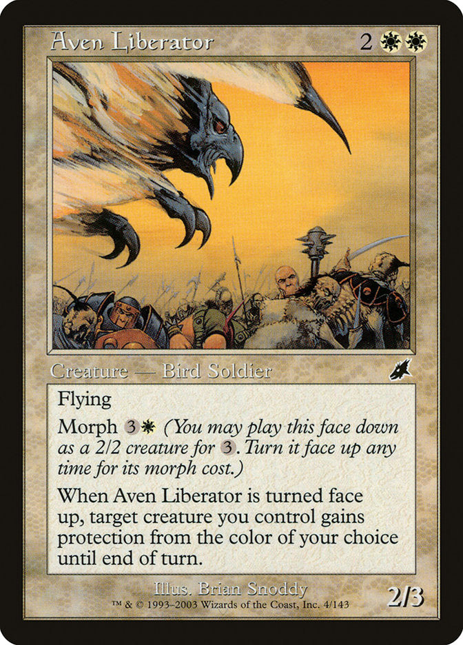 Aven Liberator – Common Magic: The Gathering card from Scourge (#4)