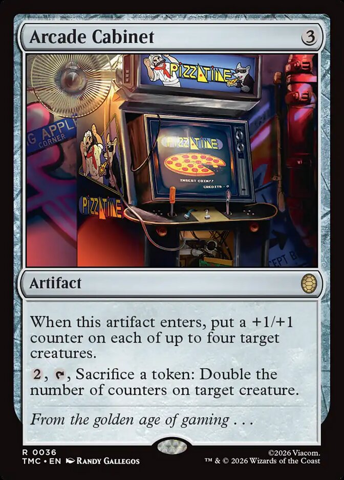 Arcade Cabinet – Rare Magic: The Gathering card from Teenage Mutant Ninja Turtles Eternal (#36)