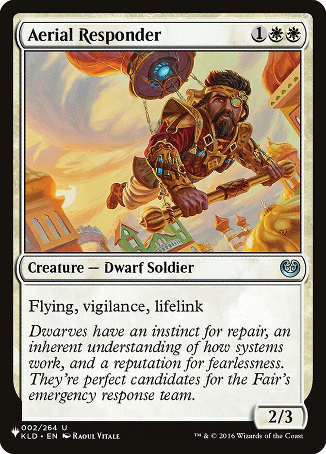 Aerial Responder – Uncommon Magic: The Gathering card from The List (#KLD-2)