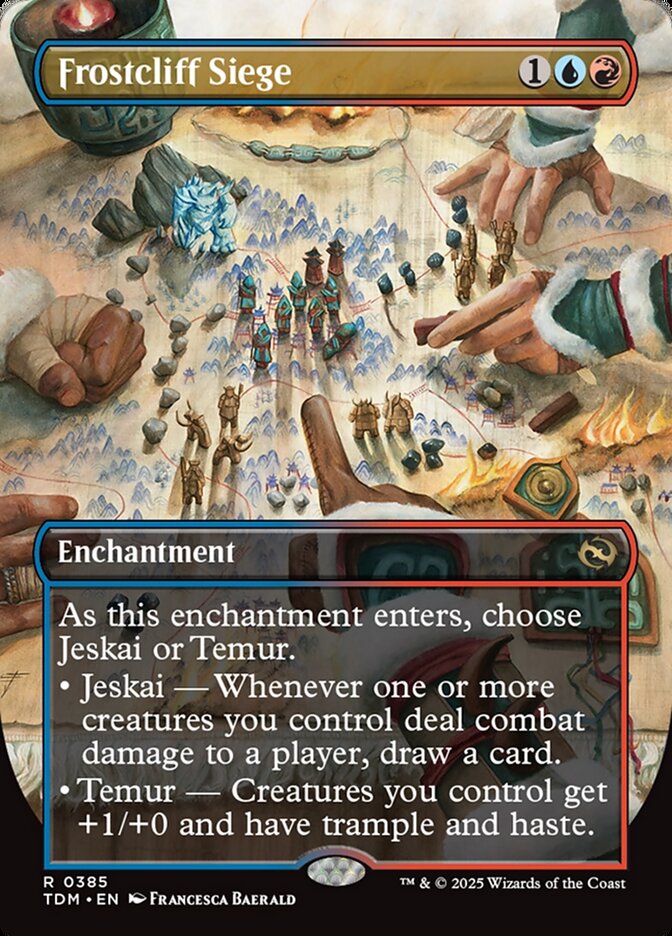 Frostcliff Siege – Rare Magic: The Gathering card from Tarkir: Dragonstorm (#385)