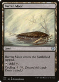 Barren Moor – Uncommon Magic: The Gathering card from Commander 2021 (#277)