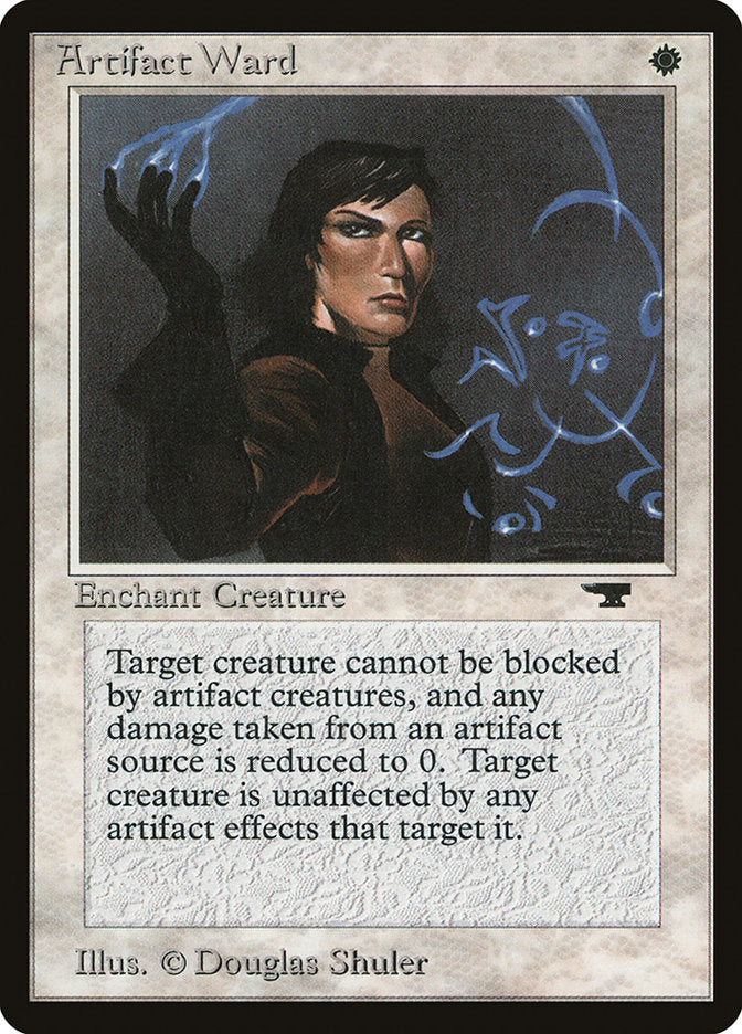 Artifact Ward – Common Magic: The Gathering card from Antiquities (#3)
