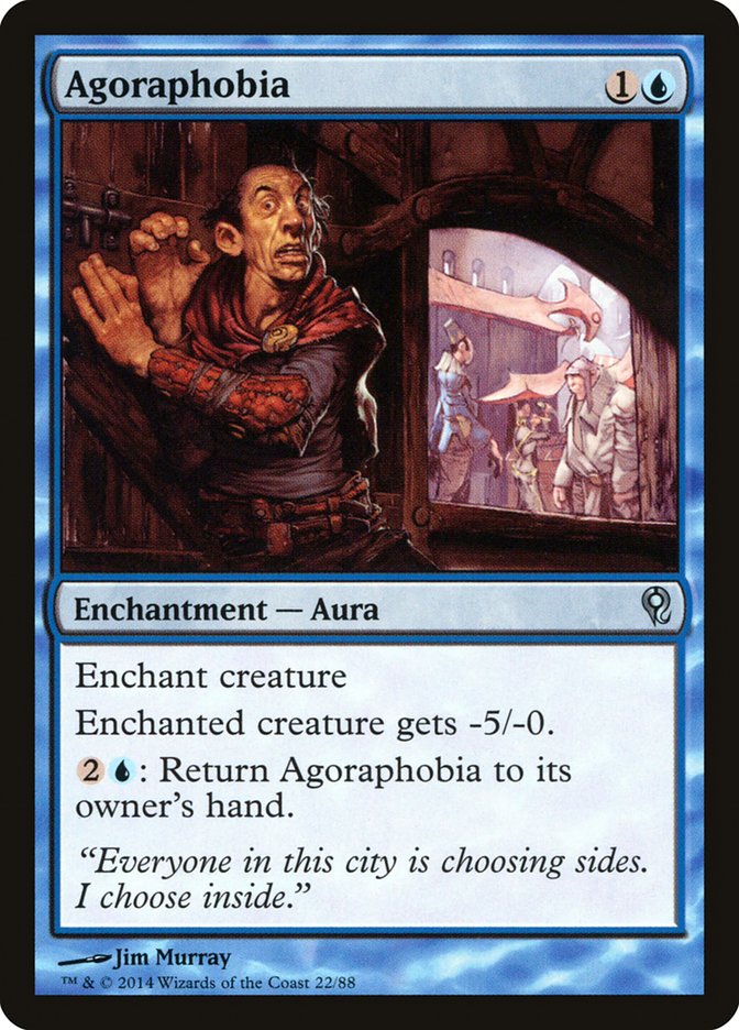 Agoraphobia – Uncommon Magic: The Gathering card from Duel Decks: Jace vs. Vraska (#22)
