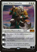 Ajani, Wise Counselor – Mythic Magic: The Gathering card from Core Set 2019 (#281)