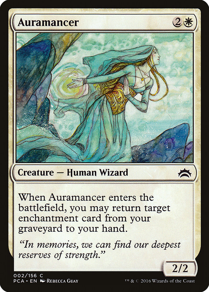 Auramancer – Common Magic: The Gathering card from Planechase Anthology (#2)