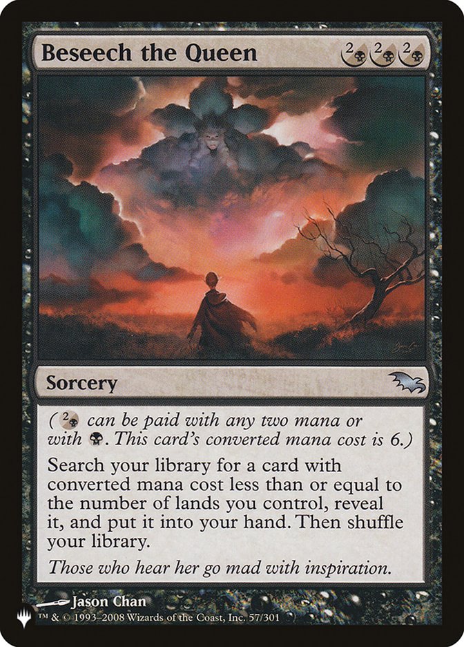 Beseech the Queen – Uncommon Magic: The Gathering card from The List (#SHM-57)