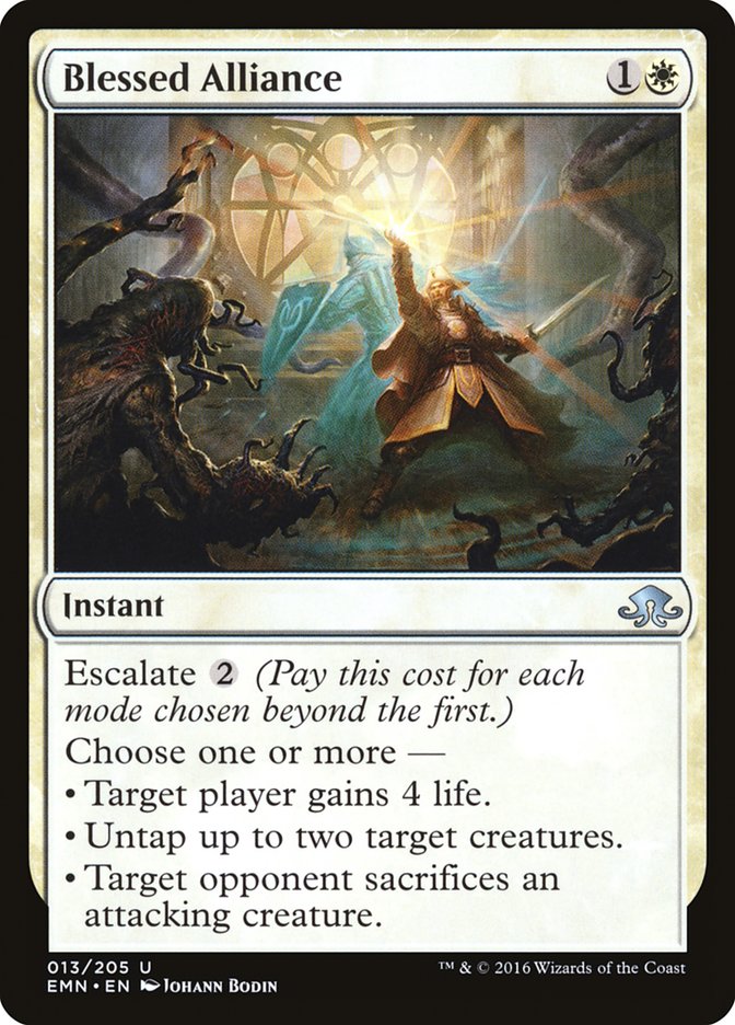 Blessed Alliance – Uncommon Magic: The Gathering card from Eldritch Moon (#13)