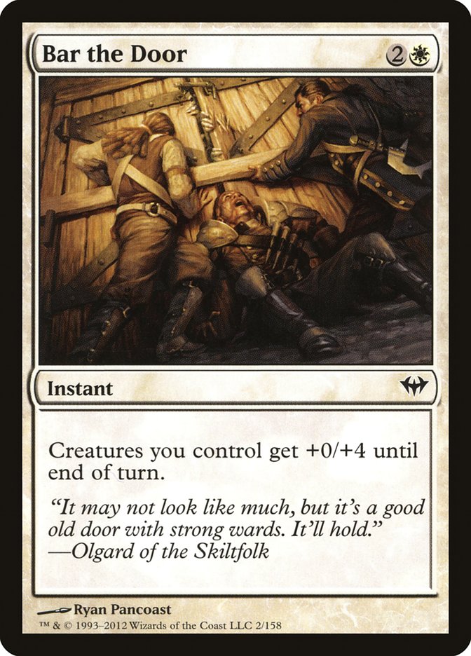 Bar the Door – Common Magic: The Gathering card from Dark Ascension (#2)